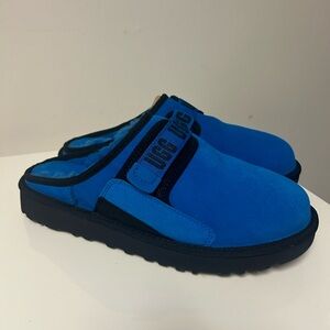 Ugh Blue Tasman Strap Slippers Mens Size 10